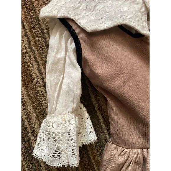 Vintage 1950s? Doll Nightgown + Dress Set of 2